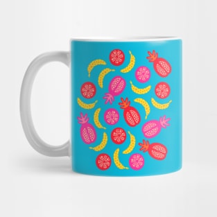 TROPICAL FRUITS WITH LOTSA DOTS in Pop Art Brights - UnBlink Studio by Jackie Tahara Mug